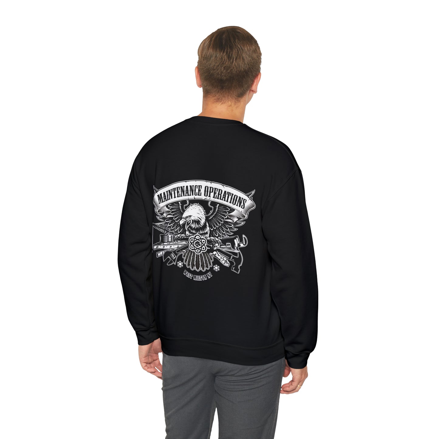 Maintenance operations Heavy Crewneck Sweatshirt