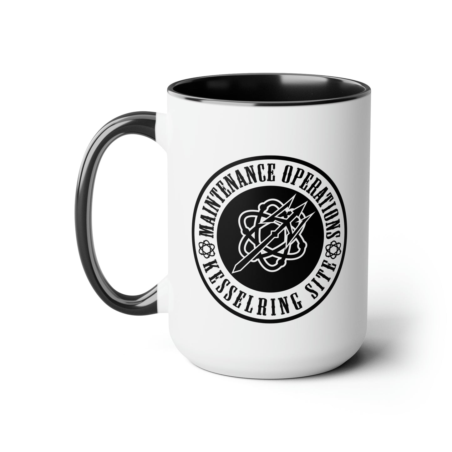 Two-Tone Coffee Mugs, 15oz