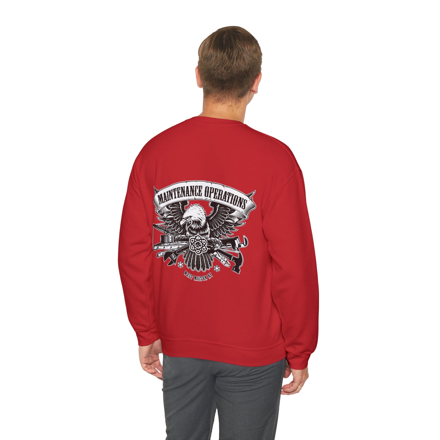 Maintenance operations Heavy Crewneck Sweatshirt